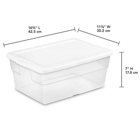 sterelite bin|sterilite storage bin size chart.